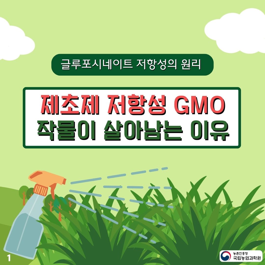 제초제 저항성 GMO 작물이 살아남는 이유