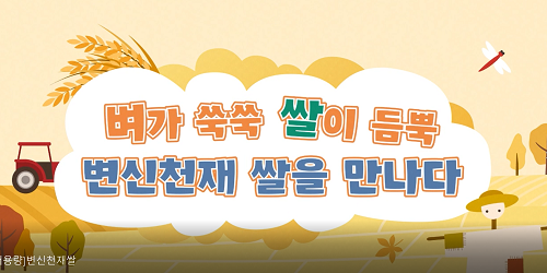 [벼가 쑥쑥, 쌀이 듬뿍] 변신천재 쌀을 만나다